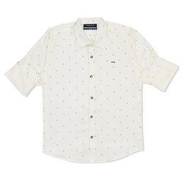CAVIO Boys Micro Ditsy Printed Cotton Casual Shirt-image-68