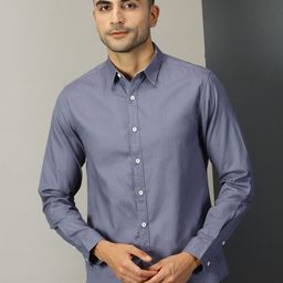 Thomas Scott Classic Spread Collar Oxford Pure Linen Casual Shirt-picture-35