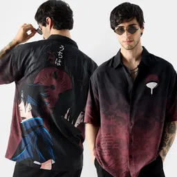 The Souled Store Relaxed Graphic Printed Boxy Casual Shirt-image-35
