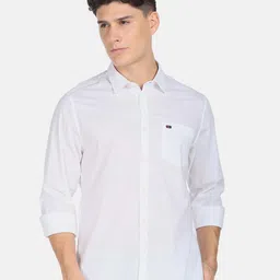 AD By Arvind Slim Fit Pure Cotton Casual Shirt-image-46