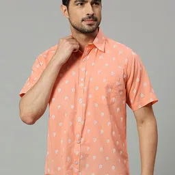 RAJUBHAI HARGOVINDAS Relaxed Fit Ethnic Printed Casual Cotton Shirt-image-34