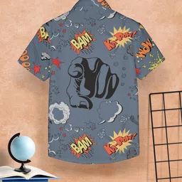 HELLCAT Boys Floral Opaque Printed Casual Shirt-picture-50