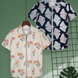 HELLCAT Boys Floral Opaque Printed Casual Shirt-image-54