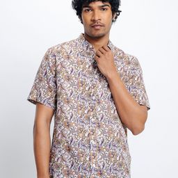 FREAKINS Men Floral Opaque Printed Casual Shirt-image-113