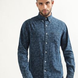 GANT Men Floral Printed Cotton Casual Shirt-image-63