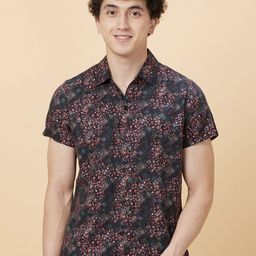 Being Human Men Slim Fit Floral Printed Casual Shirt-image-45