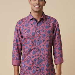 Allen Solly Slim Fit Floral Printed Cotton & Linen Casual Shirt-image-53