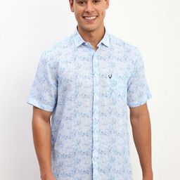 Allen Solly Men Floral Printed Slim Fit Casual Shirt-picture-25