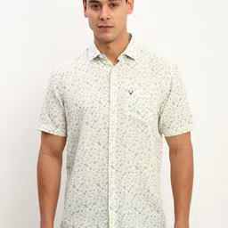 Allen Solly Men Floral Printed Slim Fit Casual Shirt-image-80