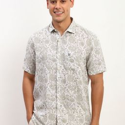Allen Solly Men Floral Printed Slim Fit Casual Shirt-48