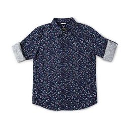 Allen Solly Junior Boys Floral Printed Slim Fit Opaque Casual Shirt-image-53