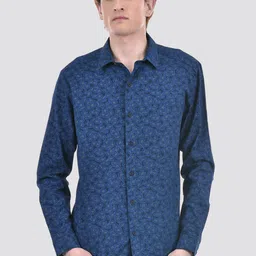 Numero Uno Slim Fit Floral Opaque Printed Cotton Casual Shirt-image-77