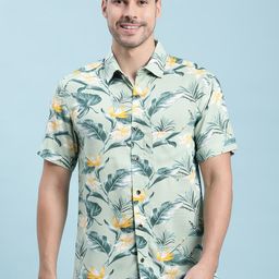 Stuffie Land Floral Printed Cotton Casual Shirt-image-57