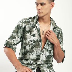 Beyoung Men Floral Opaque Printed Casual Shirt-image-24
