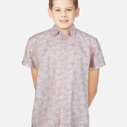 Gini and Jony Boys Floral Printed Cotton Casual Shirt-picture-41