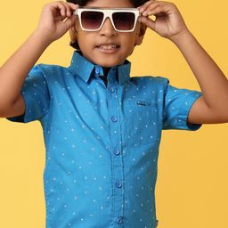 V-Mart Boys Opaque Printed Casual Shirt-18