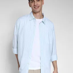 AMERICAN EAGLE OUTFITTERS Men Opaque Striped Casual Shirt-image-94