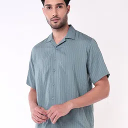 Beyoung Classic Cotton Striped Casual Regular Fit Shirt-image-92