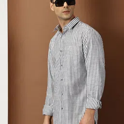 INVICTUS Men Striped Slim Fit Casual Shirt-picture-46