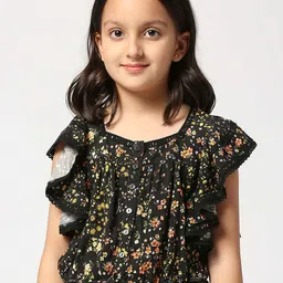 Pepe Jeans Girls Floral Printed Ruffle Top-picture-43