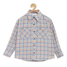 KIDKLO Boys Multicoloured Checked Casual Shirt-image-82