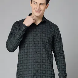 JADEBERRY Geometric Printed Standard Cotton Casual Shirt-picture-15