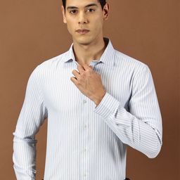 INVICTUS Original Slim Fit  Striped Formal Shirt-29