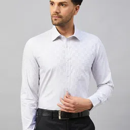 LOUIS STITCH Comfort Checked Cotton Formal Shirt-picture-28