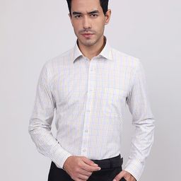 MUTAQINOTI Comfort Opaque Striped Cotton Formal Shirt-picture-1