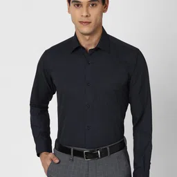 Van Heusen Men Grey Micro Checked Formal Shirt-image-27