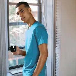 Van Heusen Athleisure Cotton Smart Tech Easy Stain Release T-Shirt-image-48