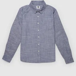 YK Boys Spread Collar Long Sleeves Comfort Regular Fit Casual Shirt-picture-45