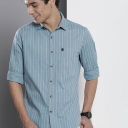 The Indian Garage Co Men Pinstripes Casual Shirt-picture-40