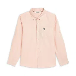 Cantabil Boys Pink Classic Casual Shirt-image-97