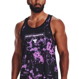 UNDER ARMOUR Project Rock Printed Mesh Relaxed Fit Tank T-Shirt-image-44