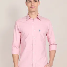 U.S. Polo Assn. Premium Tailored Fit Pure Cotton Casual Shirt-picture-26