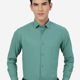 Greenfibre Slim Fit Cotton Formal Shirt-image-77