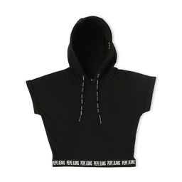 Pepe Jeans Girls Black Extended Sleeves Oversized T-shirt-image-36