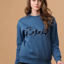 Gipsy Round Neck Printed Sweatshirt-image-90