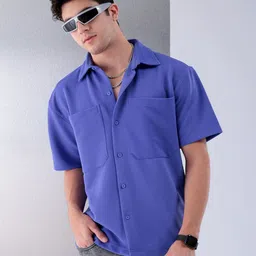 The Indian Garage Co Spread Collar Boxy Casual Shirt-picture-42