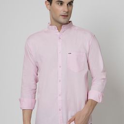 ADWYN PETER New Mandarin Collar Cotton Casual Shirt-image-83