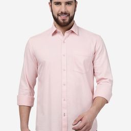 Greenfibre Slim Fit Spread Collar Cotton Casual Shirt-picture-12