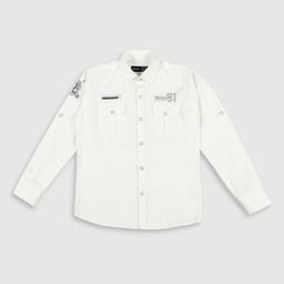 CAVIO Boys Standard Typography Printed Casual Shirt-image-24
