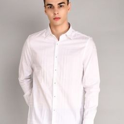 TIM PARIS Standard Checked Spread Collar Casual Pure Cotton Shirt-image-60