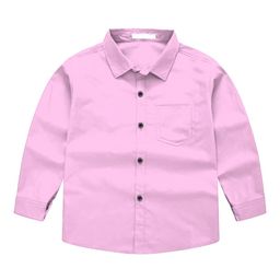 BAESD Boys Comfort Spread Collar Regular Fit Cotton Casual Shirt-image-67