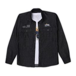 CAVIO Boys Comfort Twill Pure Cotton Casual Shirt With T-Shirt-image-22
