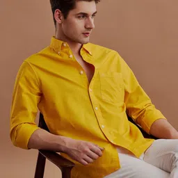 Aldeno Button-Down Collar Cotton Casual Shirt-image-82