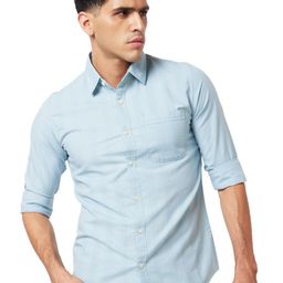 SPYKAR Spread Collar Slim Fit Cotton Casual Shirt-picture-37