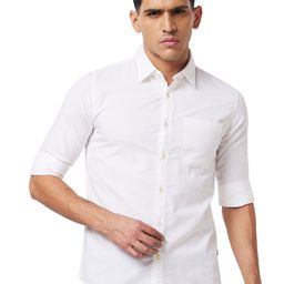 SPYKAR Spread Collar Long Sleeves Slim Fit Cotton Casual Shirt-picture-39