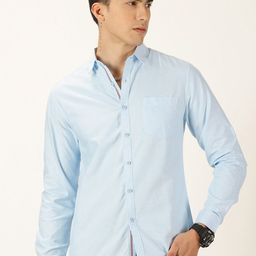 Moda Rapido Classic Oxford Slim Fit Cotton Casual Shirt-picture-27